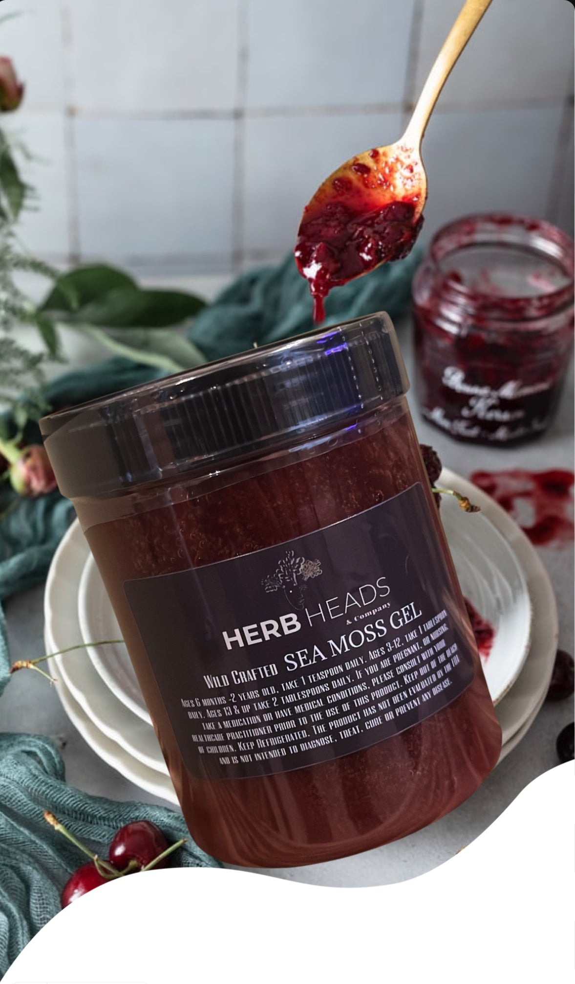 Wild Crafted Raw Sea Moss Gel  “The King of the Sea”.   (24 oz.)