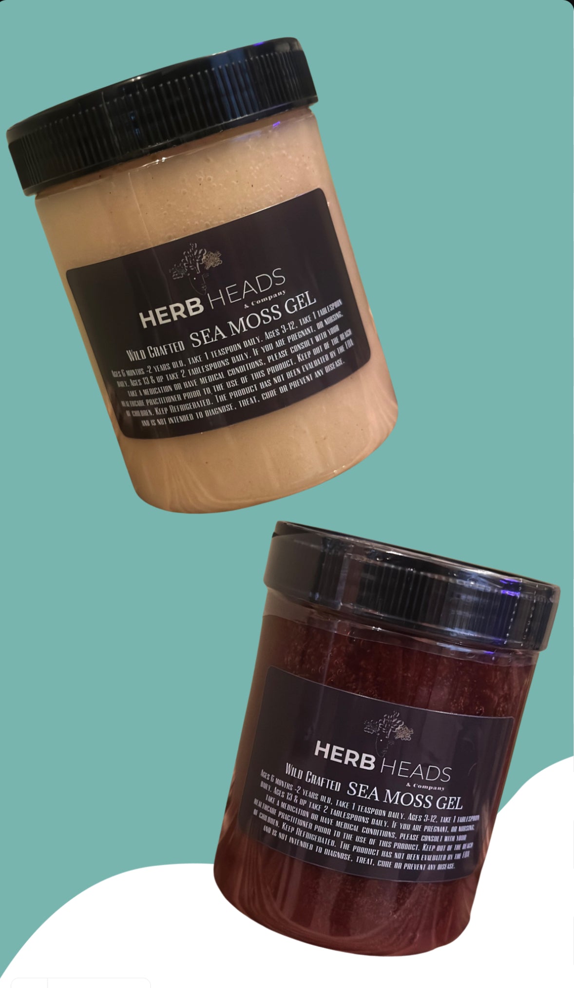 Wild Crafted Raw Sea Moss Gel  “The King of the Sea”.   (24 oz.)