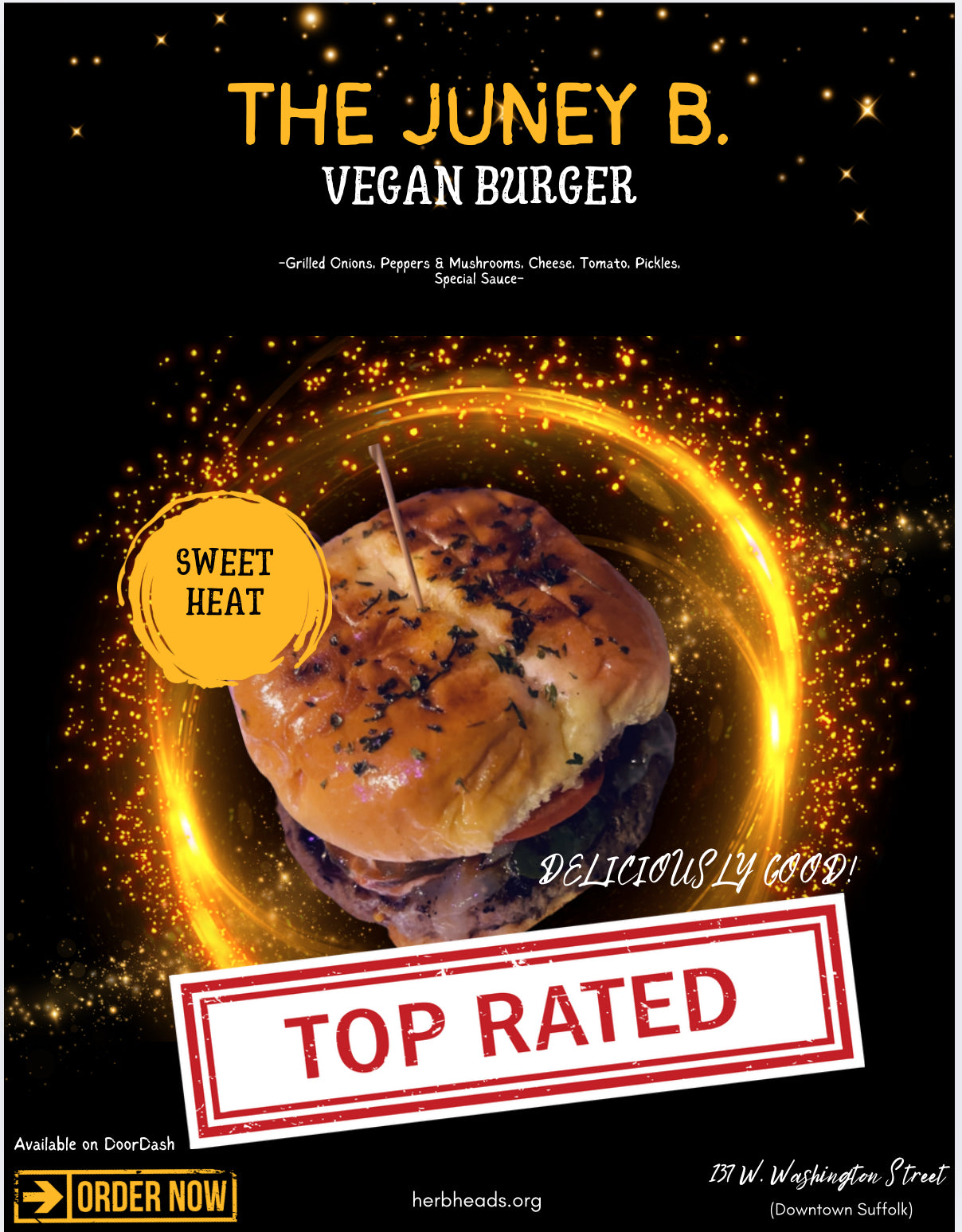 The Juney B. Vegan Burger
