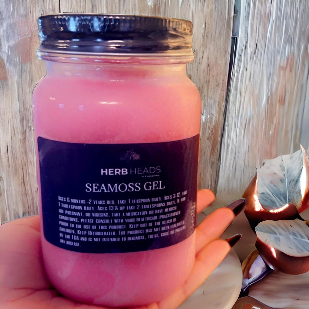 Wild Crafted Raw Sea Moss Gel  “The King of the Sea”.   (24 oz.)