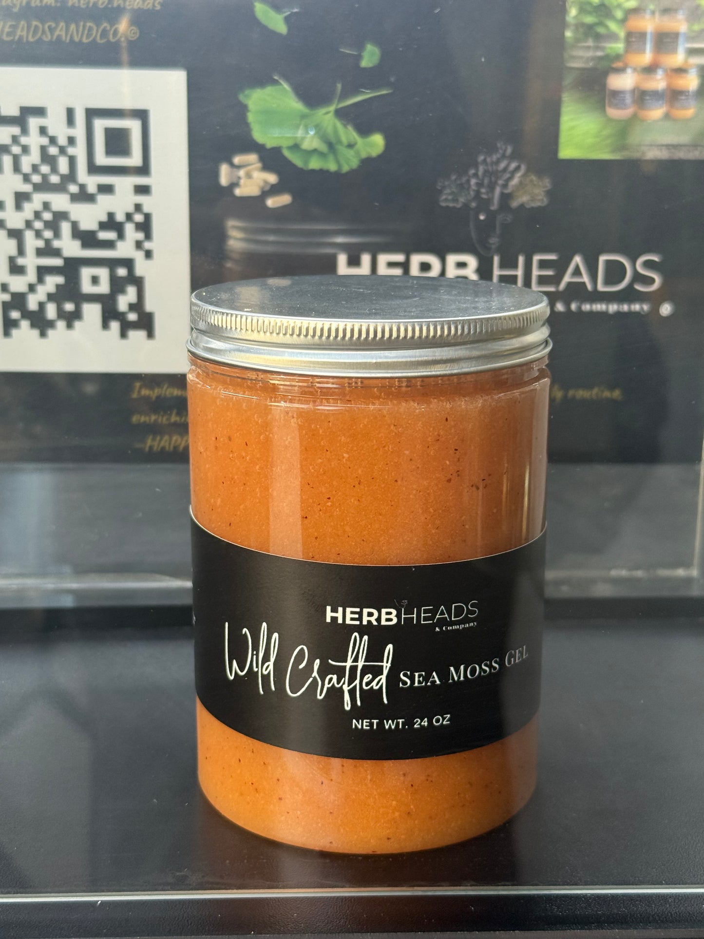 Wild Crafted Raw Sea Moss Gel  “The King of the Sea”.   (24 oz.)