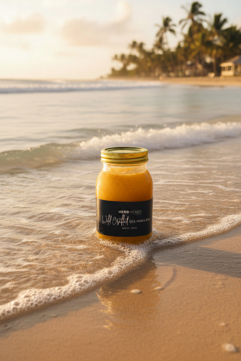 Full Spectrum Wild Crafted Sea Moss Gel “The King of the Sea”.   28 oz.