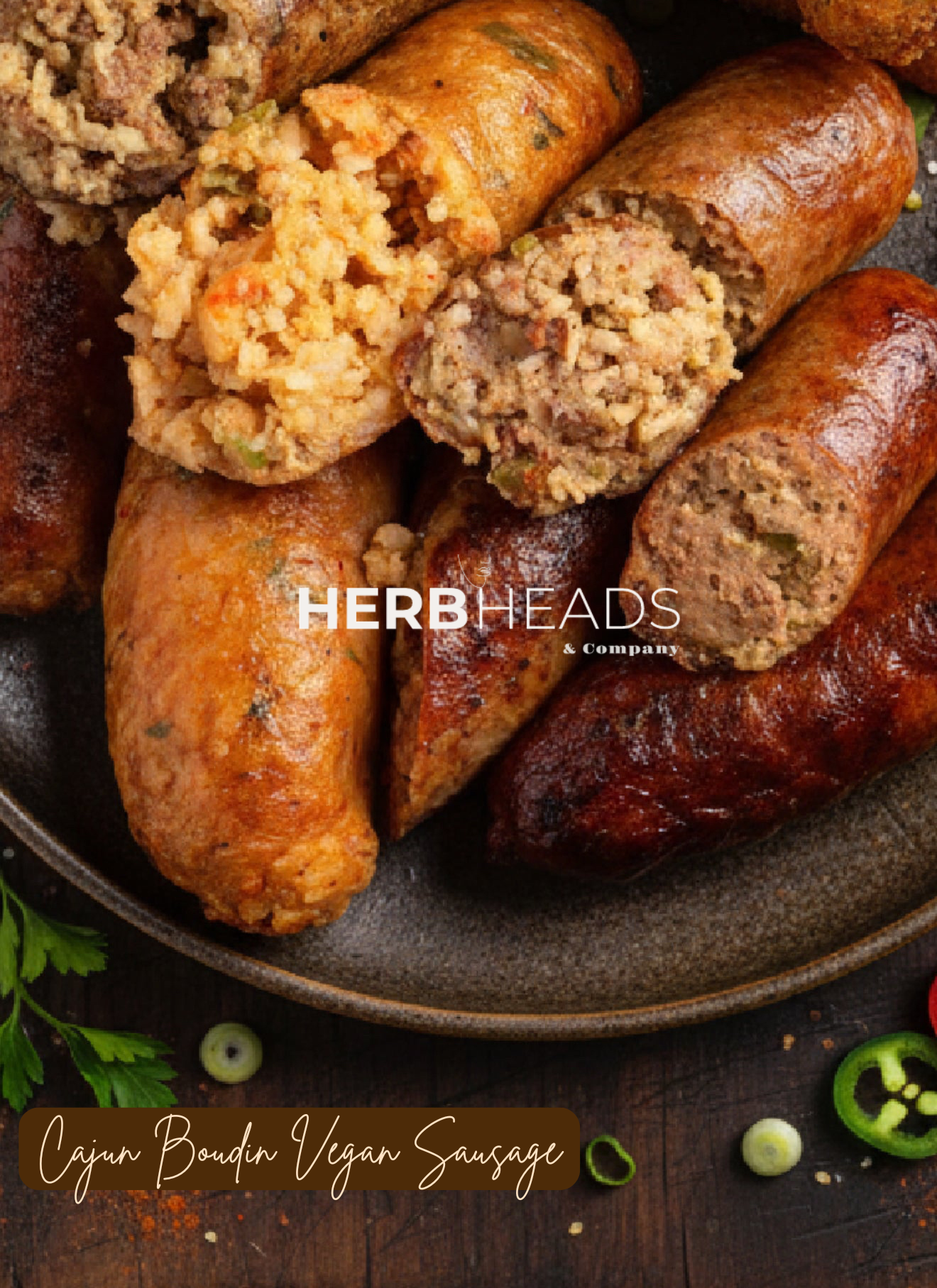 Cajun Boudin Vegan Sausage