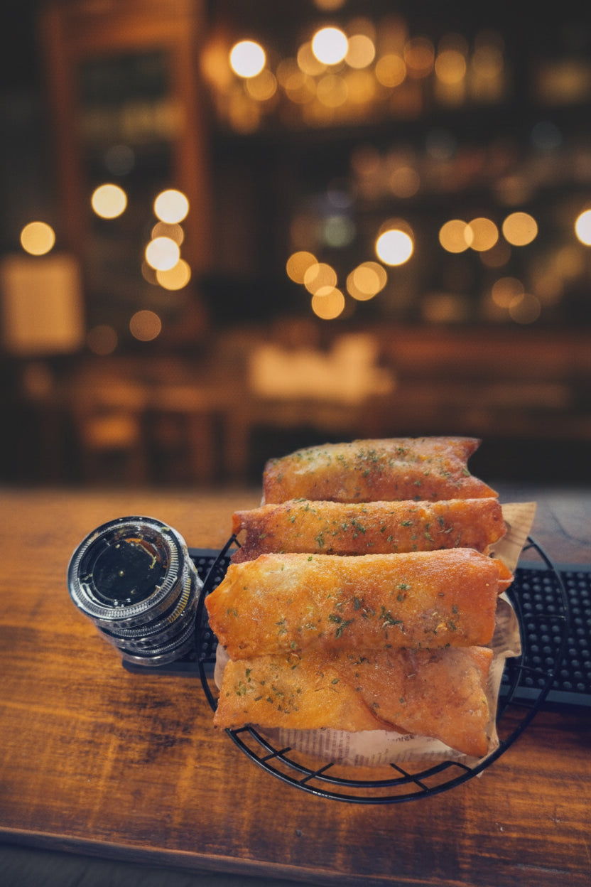 Cajun’ Boudin Egg Rolls (2)