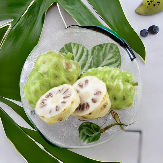 Noni Fruit (Morinda citrifolia) •Enhancing tolerance, elasticity and overall physical performance of the body, Gout, Arthritis, Healthy Heart, Antiviral